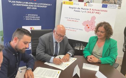 Firma del convenio CG Sierra Espuña y SEIASA